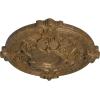 image17 38OD x 1 34P Hamilton Ceiling Medallion Fits Canopies up to 3 34Rubbed Bronze Metallic Series