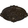 image17 38OD x 1 34P Hamilton Ceiling Medallion Fits Canopies up to 3 34Stone Hearth Flat Finish