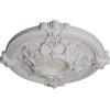 image17 38OD x 1 34P Hamilton Ceiling Medallion Fits Canopies up to 3 34Ultra Pure White Flat Finish