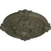 image17 38OD x 1 34P Hamilton Ceiling Medallion Fits Canopies up to 3 34Witch Hazel Flat Finish