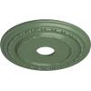 image17 78OD x 3 58ID x 1 14P Dublin Ceiling Medallion Fits Canopies up to 5 18Athenian Green Flat Finish