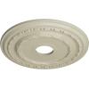 image17 78OD x 3 58ID x 1 14P Dublin Ceiling Medallion Fits Canopies up to 5 18Clear Yellow Flat Finish