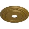 image17 78OD x 3 58ID x 1 14P Dublin Ceiling Medallion Fits Canopies up to 5 18Gold Rush Metallic Series