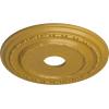 image17 78OD x 3 58ID x 1 14P Dublin Ceiling Medallion Fits Canopies up to 5 18Iridescent Gold Metallic Series