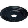 image17 78OD x 3 58ID x 1 14P Dublin Ceiling Medallion Fits Canopies up to 5 18Night Shade Flat Finish