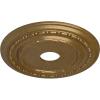 image17 78OD x 3 58ID x 1 14P Dublin Ceiling Medallion Fits Canopies up to 5 18Pale Gold Metallic Series