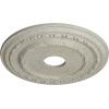 image17 78OD x 3 58ID x 1 14P Dublin Ceiling Medallion Fits Canopies up to 5 18Pot of Cream Crackle Flat Finish