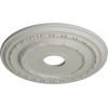 image17 78OD x 3 58ID x 1 14P Dublin Ceiling Medallion Fits Canopies up to 5 18Pot of Cream Flat Finish