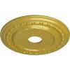 image17 78OD x 3 58ID x 1 14P Dublin Ceiling Medallion Fits Canopies up to 5 18Rich Gold Metallic Series