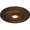 image17 78OD x 3 58ID x 1 14P Dublin Ceiling Medallion Fits Canopies up to 5 18Rust Metallic Series