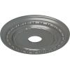 image17 78OD x 3 58ID x 1 14P Dublin Ceiling Medallion Fits Canopies up to 5 18Silver Metallic Series