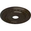 image17 78OD x 3 58ID x 1 14P Dublin Ceiling Medallion Fits Canopies up to 5 18Stone Hearth Crackle Flat Finish