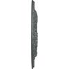 image22 18OD x 7 14ID x 1 34P Hurley Ceiling Medallion Fits Canopies up to 7 14Athenian Green Crackle Flat Finish