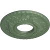 image22 18OD x 7 14ID x 1 34P Hurley Ceiling Medallion Fits Canopies up to 7 14Athenian Green Flat Finish