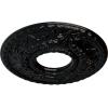 image22 18OD x 7 14ID x 1 34P Hurley Ceiling Medallion Fits Canopies up to 7 14Black Pearl Metallic Series