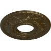 image22 18OD x 7 14ID x 1 34P Hurley Ceiling Medallion Fits Canopies up to 7 14Brass Metallic Series