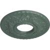 image22 18OD x 7 14ID x 1 34P Hurley Ceiling Medallion Fits Canopies up to 7 14Cloud Burst Flat Finish