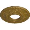 image22 18OD x 7 14ID x 1 34P Hurley Ceiling Medallion Fits Canopies up to 7 14Gold Rush Metallic Series