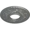image22 18OD x 7 14ID x 1 34P Hurley Ceiling Medallion Fits Canopies up to 7 14Platinum Metallic Series