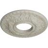 image22 18OD x 7 14ID x 1 34P Hurley Ceiling Medallion Fits Canopies up to 7 14Pot of Cream Crackle Flat Finish