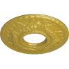 image22 18OD x 7 14ID x 1 34P Hurley Ceiling Medallion Fits Canopies up to 7 14Rich Gold Metallic Series