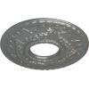 image22 18OD x 7 14ID x 1 34P Hurley Ceiling Medallion Fits Canopies up to 7 14Silver Metallic Series