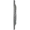 image22 18OD x 7 14ID x 1 34P Hurley Ceiling Medallion Fits Canopies up to 7 14Silver Metallic Series