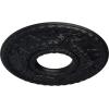 image22 18OD x 7 14ID x 1 34P Hurley Ceiling Medallion Fits Canopies up to 7 14Steel Gray Metallic Series