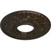 image22 18OD x 7 14ID x 1 34P Hurley Ceiling Medallion Fits Canopies up to 7 14Stone Hearth Crackle Flat Finish