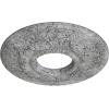image22 18OD x 7 14ID x 1 34P Hurley Ceiling Medallion Fits Canopies up to 7 14Ultra Pure White Crackle Flat Finish