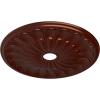 image26 34OD x 3 58ID x 1 38P Elsinore Ceiling Medallion Fits Canopies up to 3 58Antique Copper Metallic Series