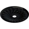 image26 34OD x 3 58ID x 1 38P Elsinore Ceiling Medallion Fits Canopies up to 3 58Black Pearl Metallic Series