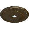 image26 34OD x 3 58ID x 1 38P Elsinore Ceiling Medallion Fits Canopies up to 3 58Brass Metallic Series