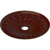 image26 34OD x 3 58ID x 1 38P Elsinore Ceiling Medallion Fits Canopies up to 3 58Brushed Mahogany Flat Finish