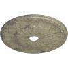 image26 34OD x 3 58ID x 1 38P Elsinore Ceiling Medallion Fits Canopies up to 3 58Castle Stone Crackle Flat Finish
