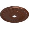 image26 34OD x 3 58ID x 1 38P Elsinore Ceiling Medallion Fits Canopies up to 3 58Copper Penny Metallic Series