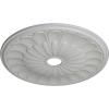 image26 34OD x 3 58ID x 1 38P Elsinore Ceiling Medallion Fits Canopies up to 3 58Frost Flat Finish