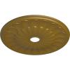 image26 34OD x 3 58ID x 1 38P Elsinore Ceiling Medallion Fits Canopies up to 3 58Gold Rush Metallic Series