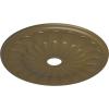 image26 34OD x 3 58ID x 1 38P Elsinore Ceiling Medallion Fits Canopies up to 3 58Mississippi Mud Flat Finish