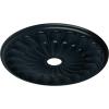 image26 34OD x 3 58ID x 1 38P Elsinore Ceiling Medallion Fits Canopies up to 3 58Night Shade Flat Finish