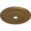 image26 34OD x 3 58ID x 1 38P Elsinore Ceiling Medallion Fits Canopies up to 3 58Pale Gold Metallic Series