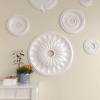 image26 34OD x 3 58ID x 1 38P Elsinore Ceiling Medallion Fits Canopies up to 3 58Primed