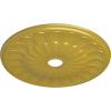 image26 34OD x 3 58ID x 1 38P Elsinore Ceiling Medallion Fits Canopies up to 3 58Rich Gold Metallic Series