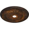 image26 34OD x 3 58ID x 1 38P Elsinore Ceiling Medallion Fits Canopies up to 3 58Rust Metallic Series
