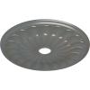 image26 34OD x 3 58ID x 1 38P Elsinore Ceiling Medallion Fits Canopies up to 3 58Silver Metallic Series