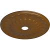 image26 34OD x 3 58ID x 1 38P Elsinore Ceiling Medallion Fits Canopies up to 3 58Smokey Topaz Flat Finish