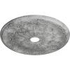 image26 34OD x 3 58ID x 1 38P Elsinore Ceiling Medallion Fits Canopies up to 3 58Ultra Pure White Crackle Flat Finish