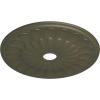 image26 34OD x 3 58ID x 1 38P Elsinore Ceiling Medallion Fits Canopies up to 3 58Witch Hazel Flat Finish