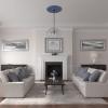 image33OD x 1 34P Versailles Ceiling Medallion Fits Canopies up to 3 14HandPainted Americana