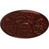 image33OD x 1 34P Versailles Ceiling Medallion Fits Canopies up to 3 14HandPainted Antique Copper